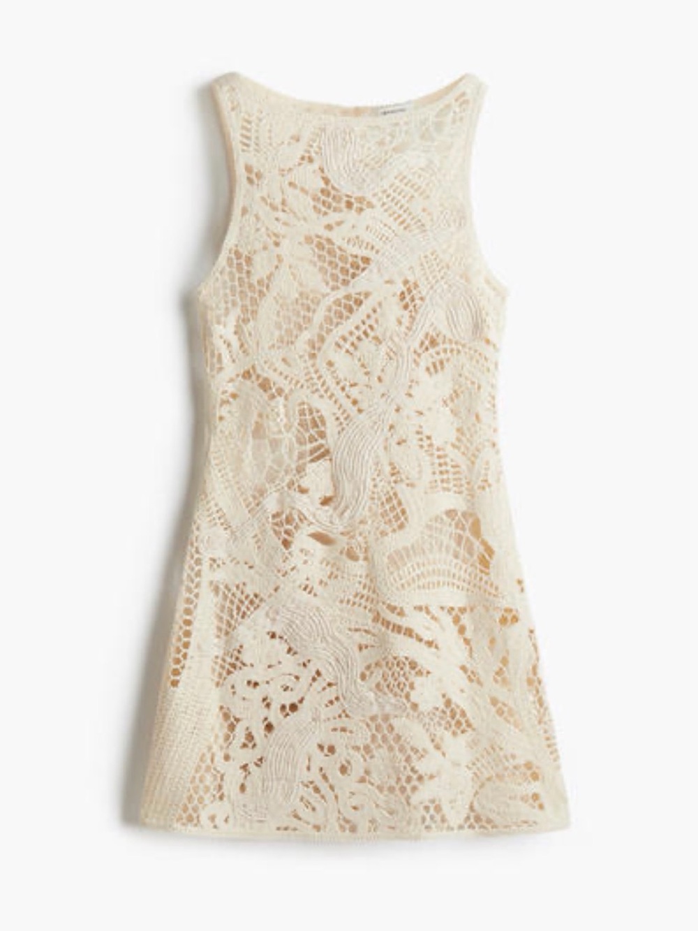 New without Tags - Crochet Knit Mini Dress